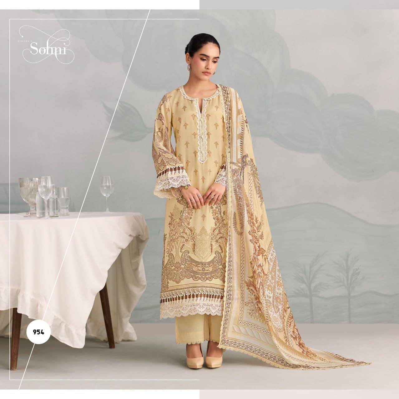 Twilight By Kimora suit 951 to 954 Series Stylish Beautiful Colourful Pure Muslin Dresses At Wholesale Price